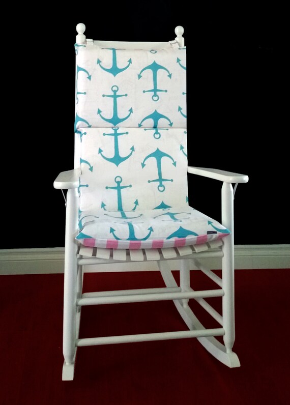 ON SALE Rocking Chair Cushion Cover Blue by RockinCushions