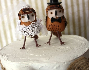 Owls Wedding Cake Topper Barn Rustic Owls Wedding Cake Topper Barn Rustic