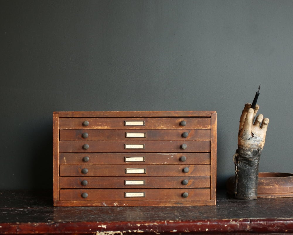 vintage desktop organizer