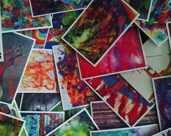 Postcard Art — Set of 25+ Painting Postcards