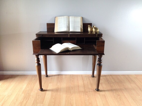 antique 1920s spinet secretary desk. home office work by ReRunRoom