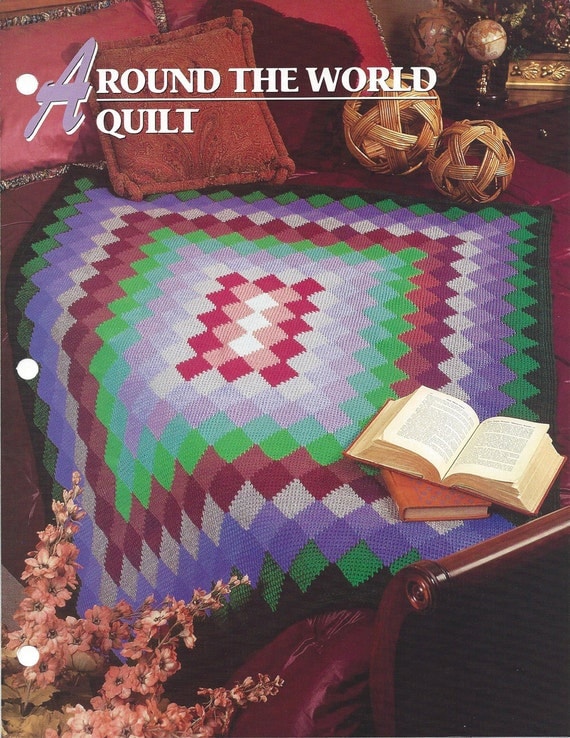 square granny crochet pattern quilt Quilt Annie's & Quilt Afghan Quilt   Crochet World Crochet Pattern