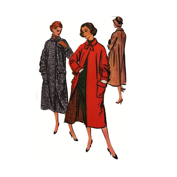 1950's McCall's 3842 Woman's Trench Coat with