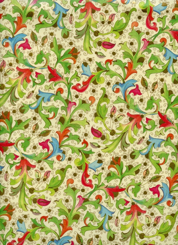 Florentine DECORATIVE PAPER Two Sheet Set by OneDayLongAgo