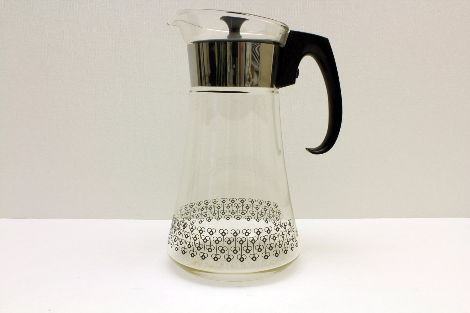 Large Vintage Pyrex Coffee Carafe glass coffee pitcher heat