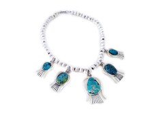 ... Necklace  sterling silver navajo jewelry unique turquoise necklace