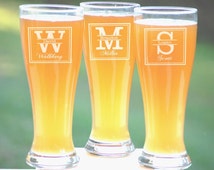 Popular items for groomsmen beer glass on Etsy