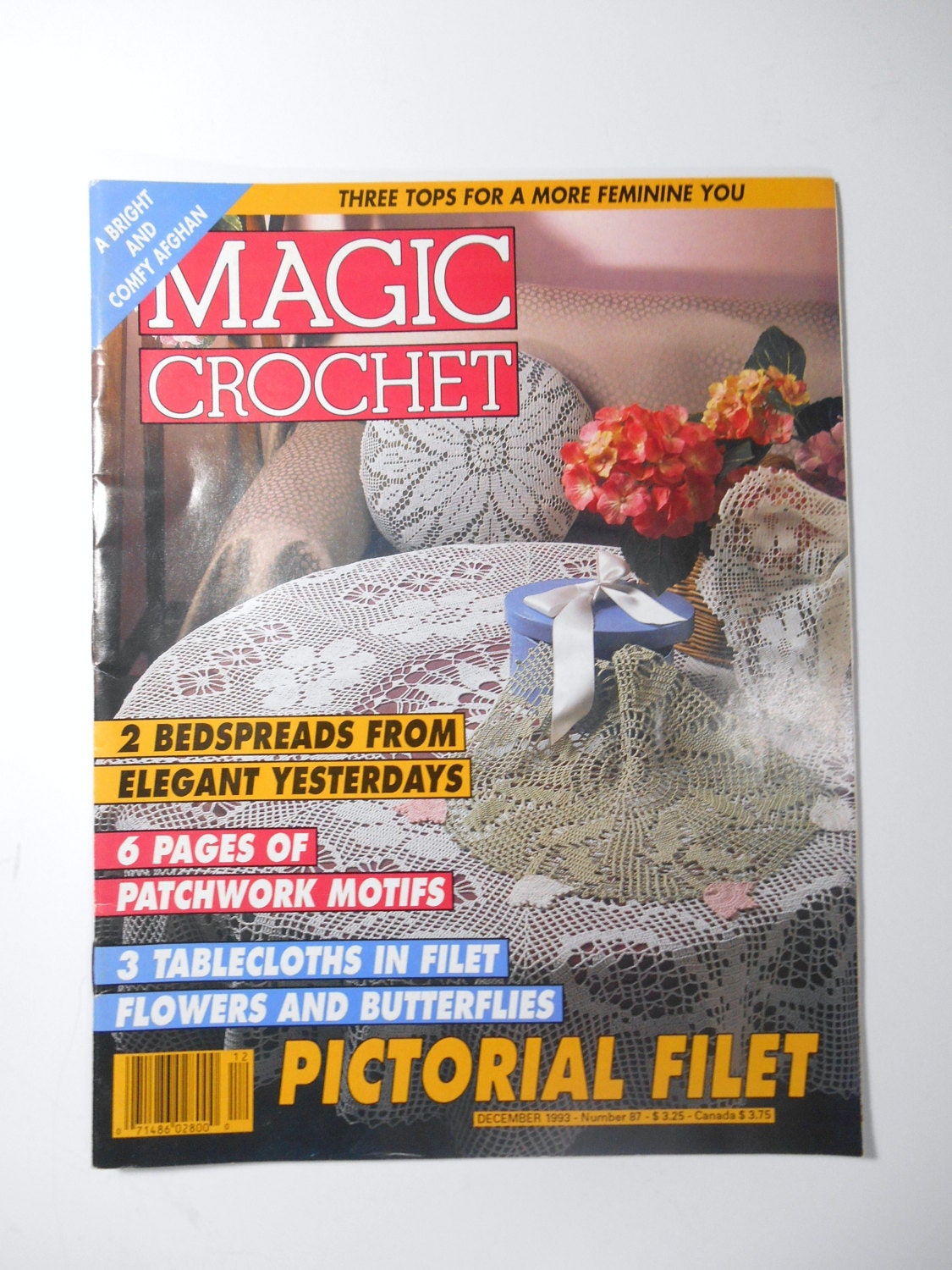 Magic Crochet Magazine December 1993 Number 87 Crochet