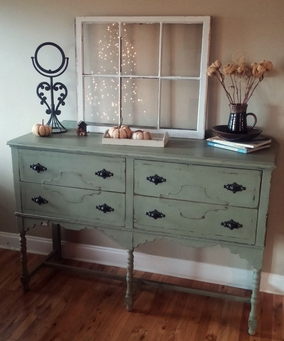  Sideboard/Buffet/Entertainment Stand/Table Painted Furniture