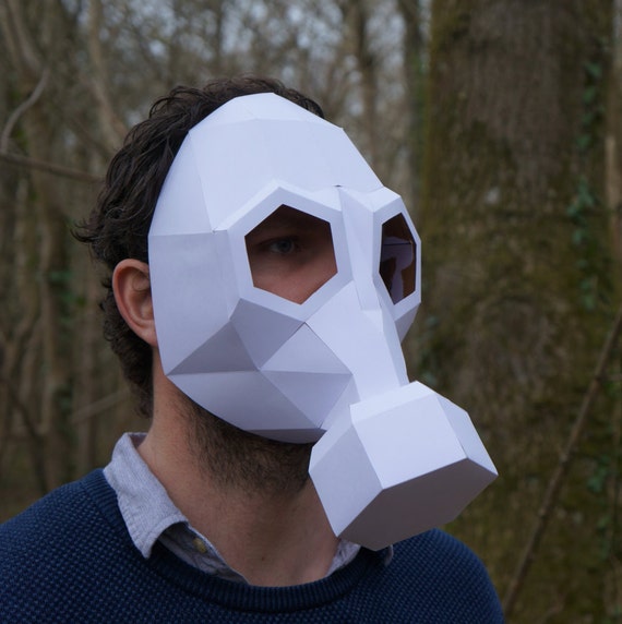 Gas Mask build your own from recycled card
