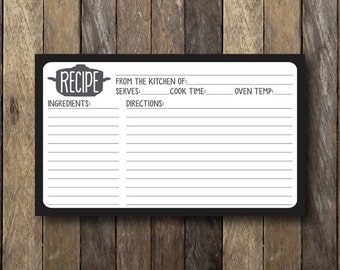 Popular items for 3x5 recipe cards on Etsy