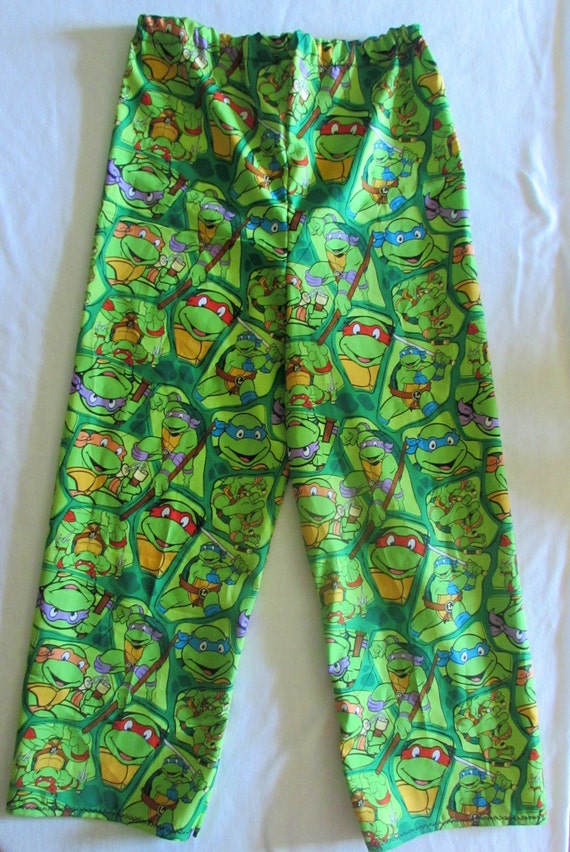 Mutant Ninja turtle pajama cotton pants sizes 6 mon to 14 children
