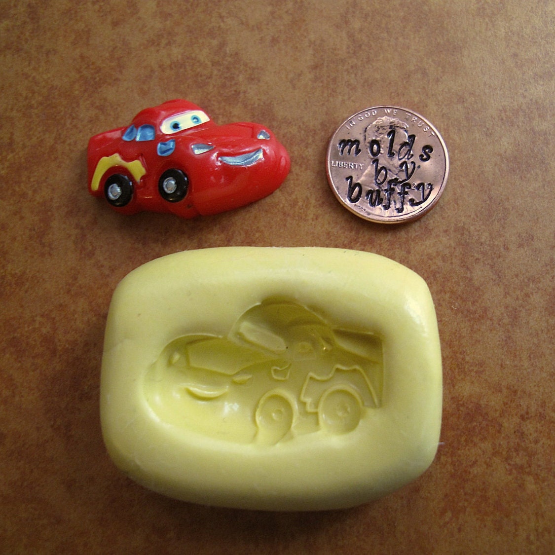 race Car silicone flexible mold resin mold food mold pmc