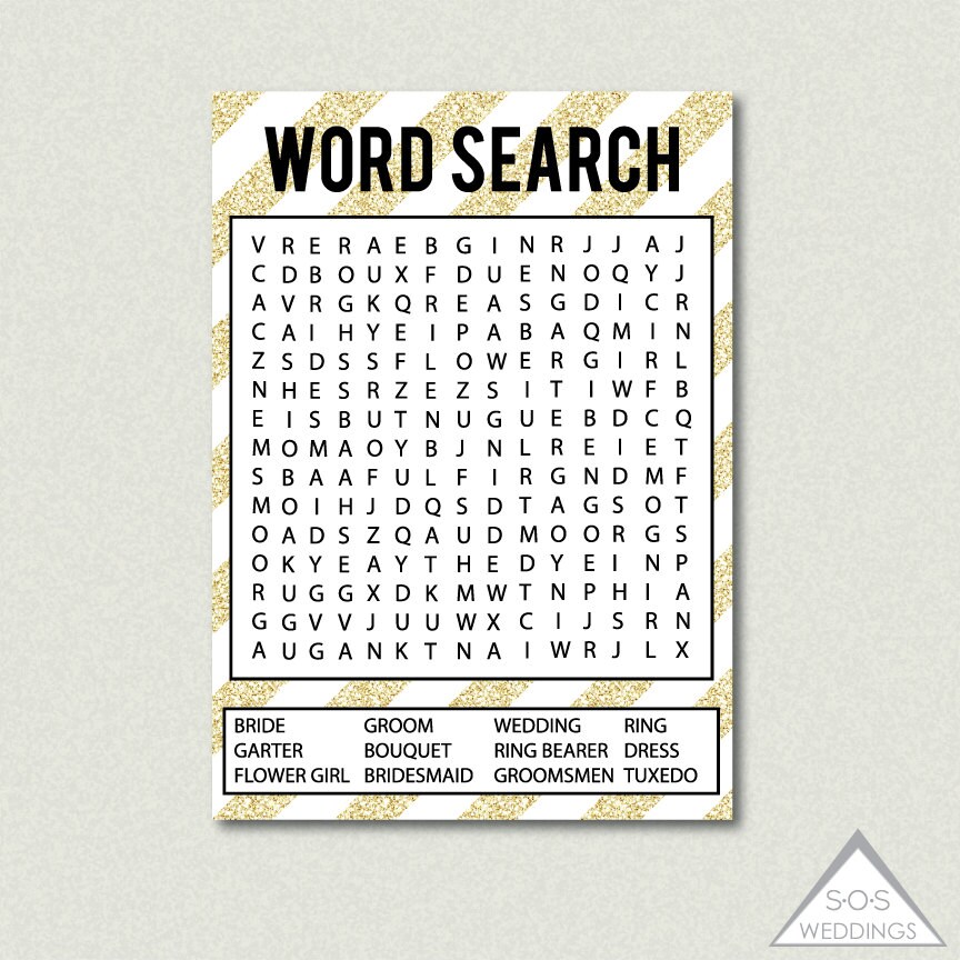printable word search bridal shower word search bridal