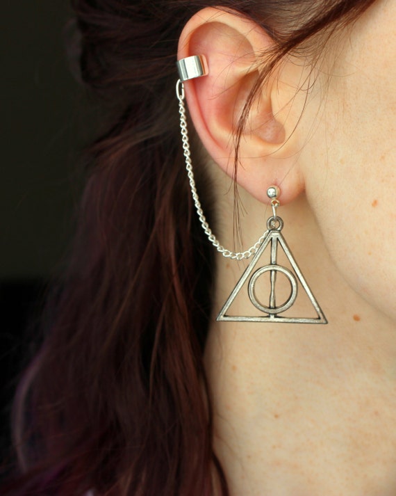 Deathly Hallows Ear Cuff Set Harry Potter by