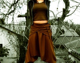 Harem Pants Drop Crotch Pants Sarouel Ethic Pants Afghan Pants Burning Man Festival Clothing Aladdin Hippie Pants