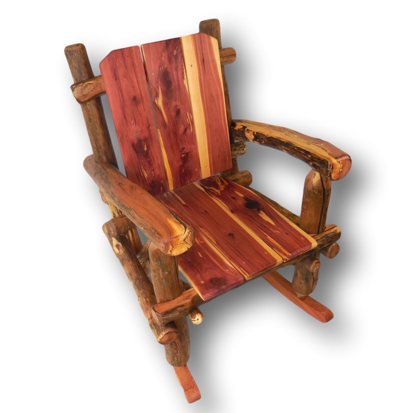 Wood Rocking Chair Rustic Rocking Chair Patio Rocker Custom   Il Fullxfull.769232864 Qe2x 