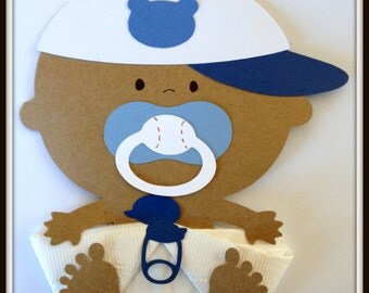 African American Baseball Baby Boy Shower Napkins Baby Shower Decor