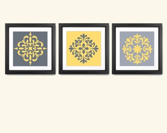 Kitchen Wall Art - Kitchen Wall Decor - Kitchen Print Set - Kitchen Art - Modern Kitchen Print Set - Abstract Wall Art - Pattern Wall Art