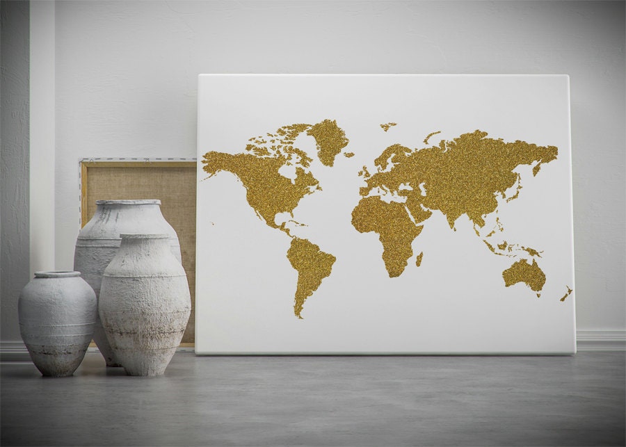 Map Of The World Wall Decor ... Map Of The World Wall Decor Re Re ...