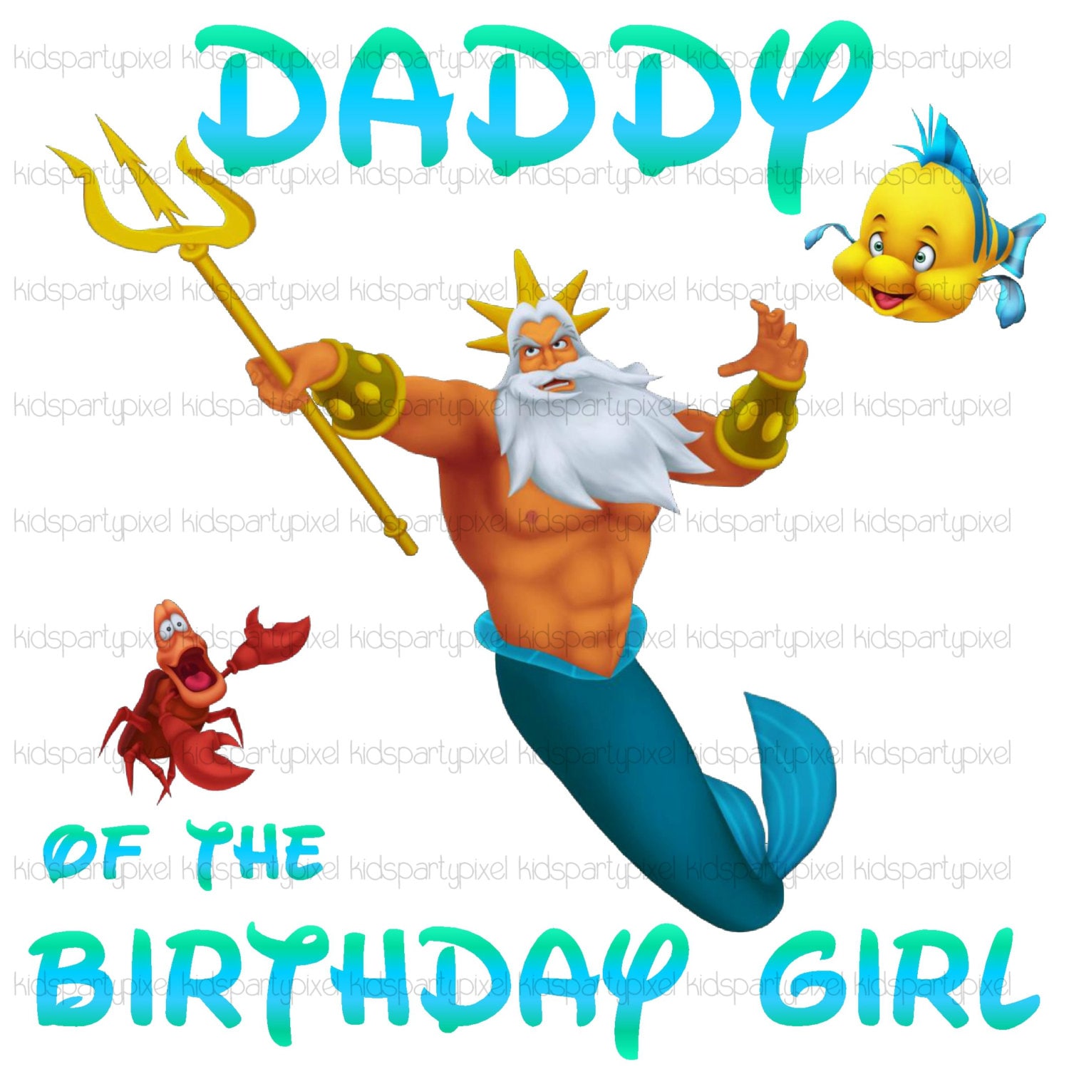 Free Free 311 Little Mermaid Dad Svg SVG PNG EPS DXF File