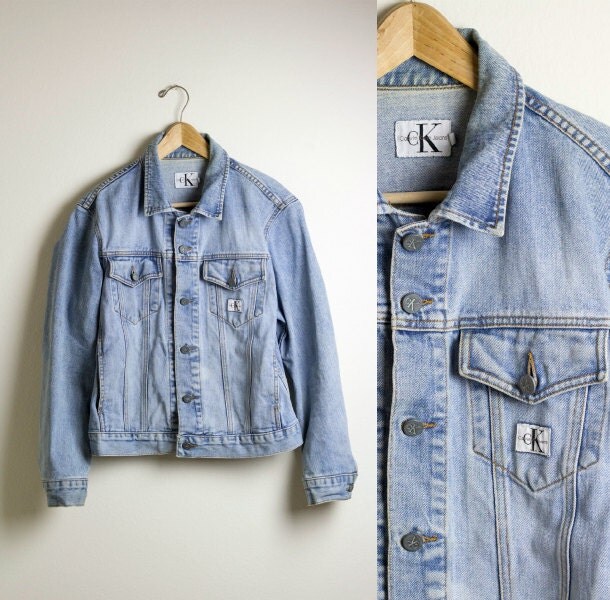 CALVIN KLEIN JACKET / Denim Jacket / Jean Jacket / Grunge / Ck CALVIN KLEIN JACKET / Denim Jacket / Jean Jacket / Grunge / Ck
