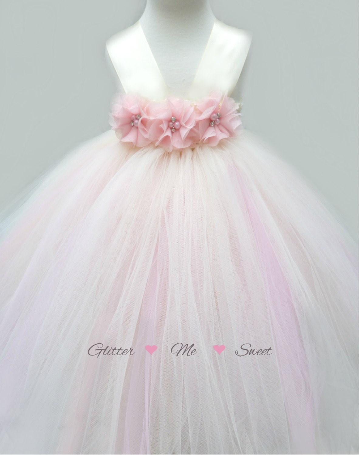 Flower Girl Tulle Dress Tutu Dress Flower Girl Girls