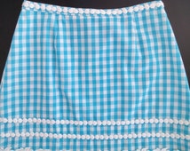 Popular items for blue white gingham on Etsy