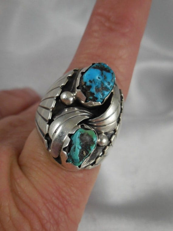Native American Turquoise Men's Ring