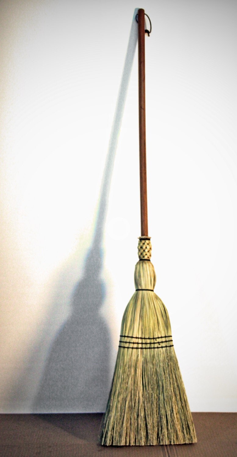 Shaker Floor Broom Hand Made 100 Broom Corn by SkagitBroomWorks