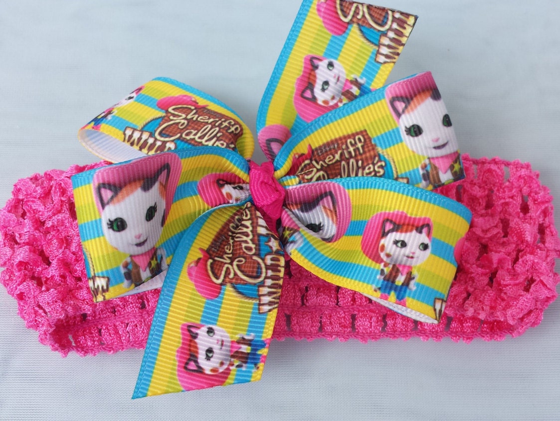 Sheriff Callie Infant Toddler Soft Crochet Headband