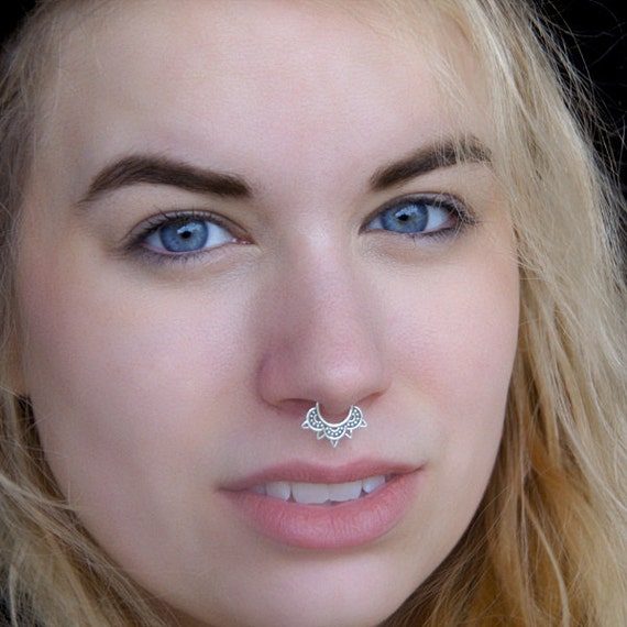 Fake Septum Ring Faux Septum Ring Fake Piercing Clip On