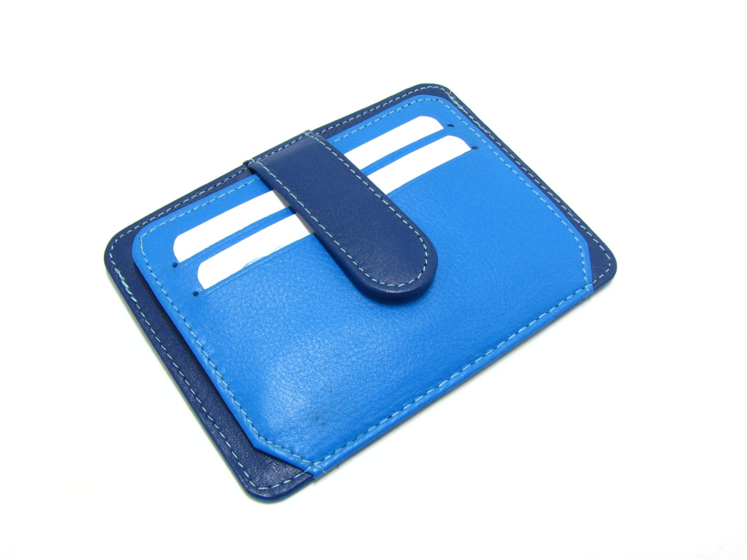 SKY Dark Blue Card Holder / Credit Card Wallet / Business