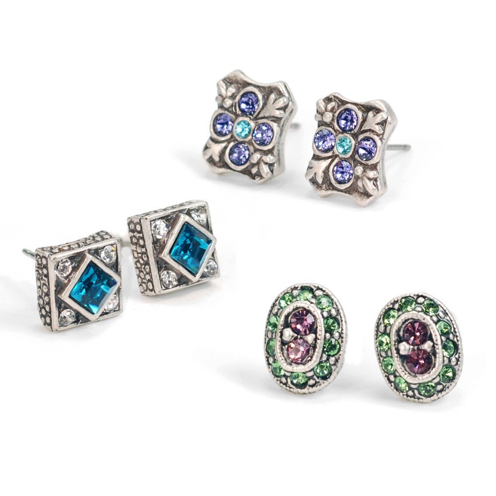 Stud Earring Set Stud Earrings Tiny Stud Earrings Set of 3