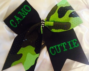 Camo cheer bow  Etsy