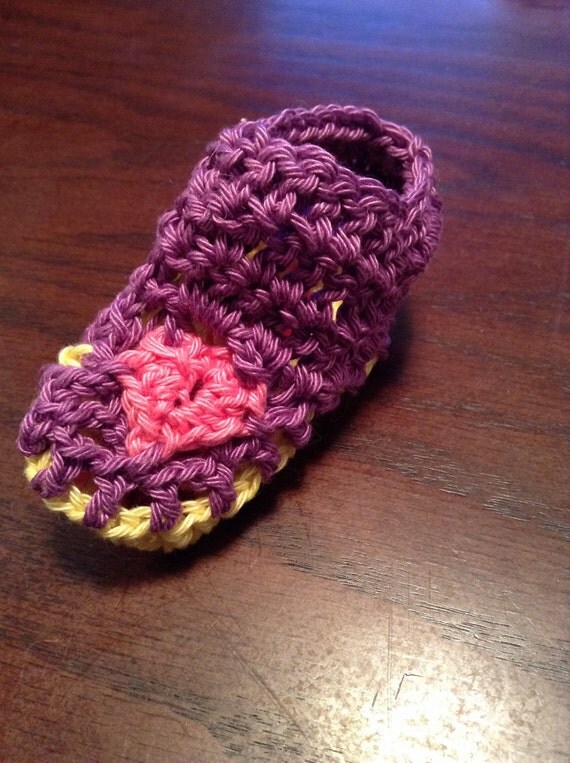 handmade baby booties
