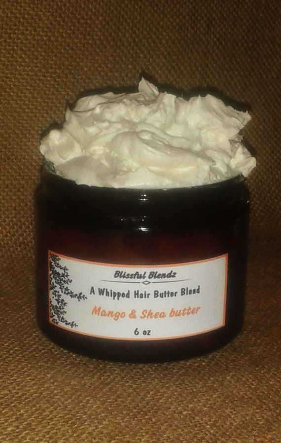 All Natural Whipped Mango & Shea Hair Butter by BlissfulBlendz