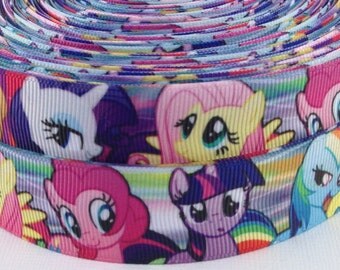Character 1" Grosgrain Ribbon - Character Ribbon - 3 yards Character Grosgrain Ribbon - Character Grosgrain Ribbon