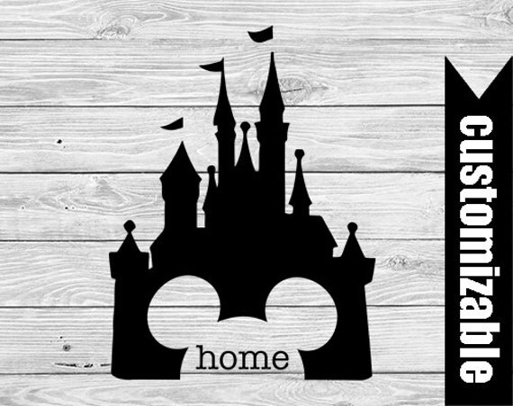 Disney Castle Home Iron On Transfer Printable Digital iron