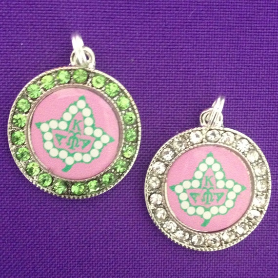 Licensed AKA Rhinestone Charms by MyGreekTraditions on Etsy
