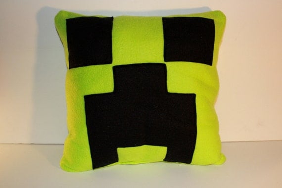 creeper plush pillow