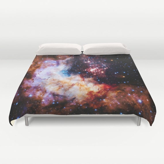 Duvet Cover Galaxy Duvet Hubble Telescope 25th by 2sweetsGalaxy