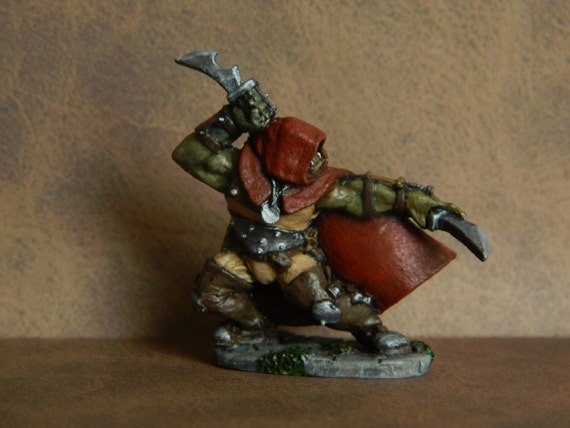 half orc fighter miniature
