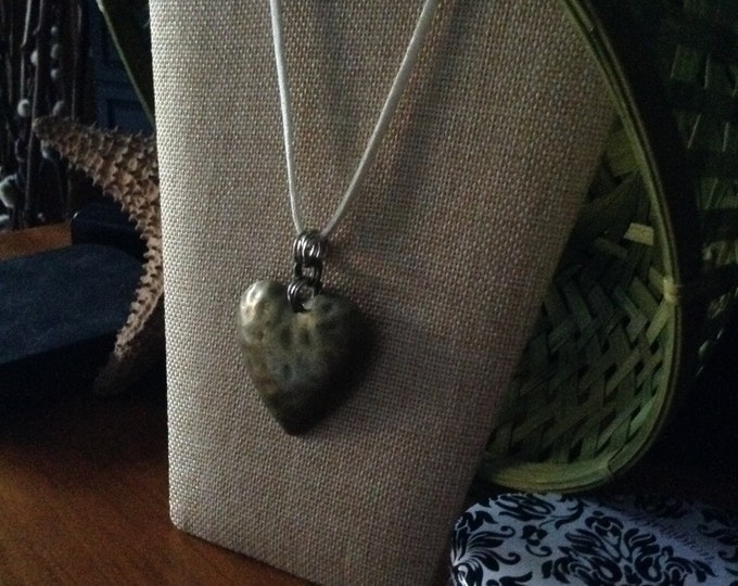 Brass Heart Necklace