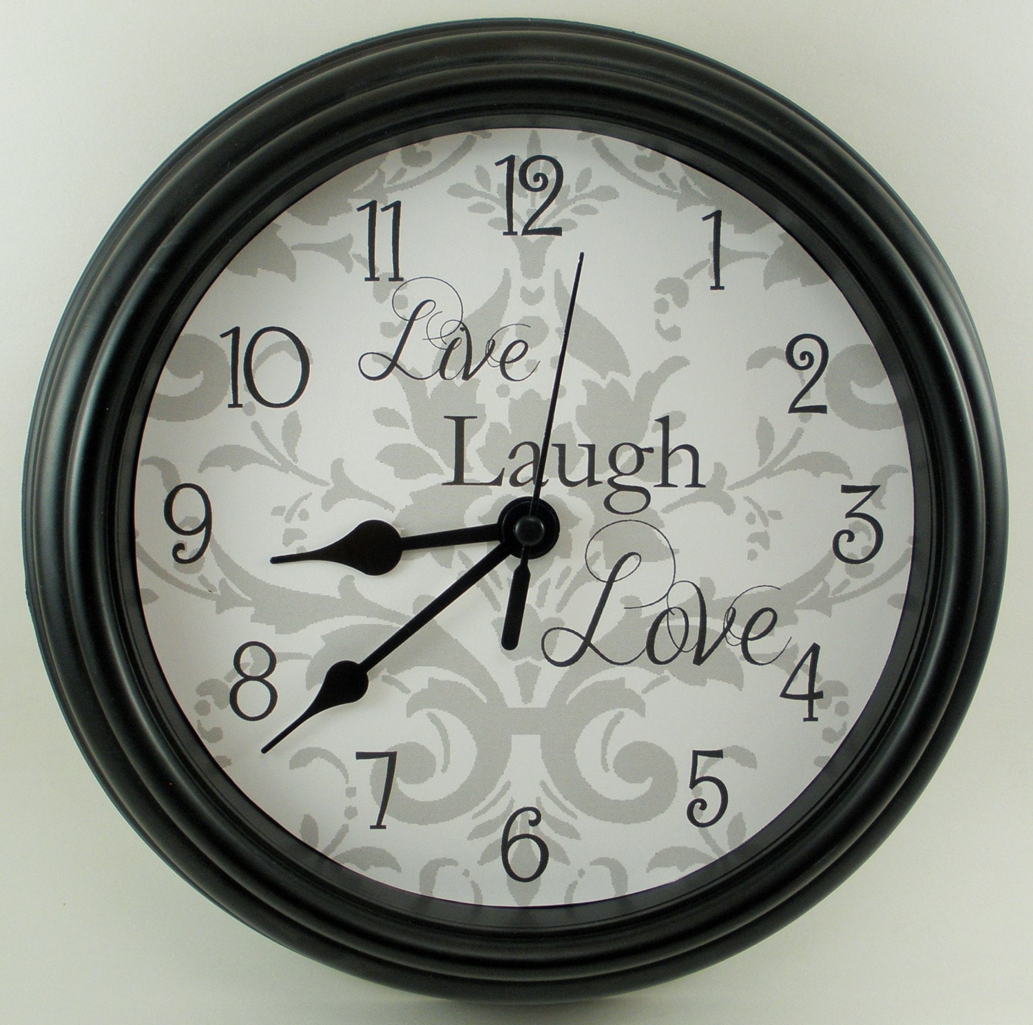 UNIQUE Custom LIVE Laugh LOVE Wall Clock