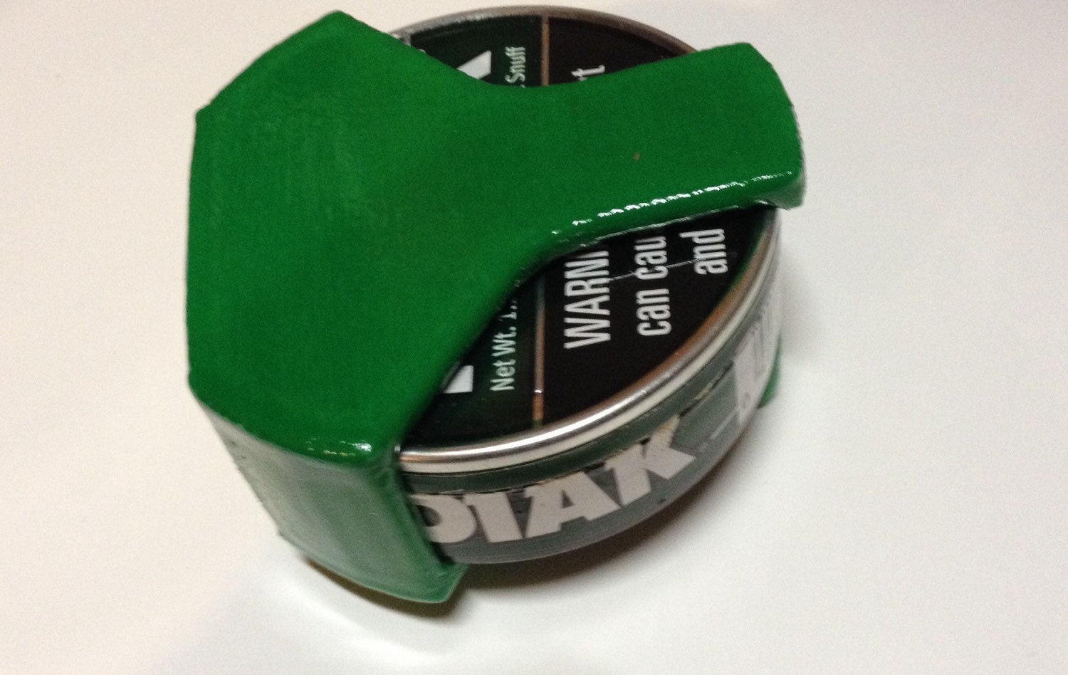 Snuff dip can belt clip holder 3d printed by SOLIDink3d on Etsy