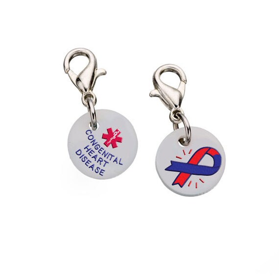 Congenital Heart Disease - Medical Alert Bracelet Charm - Medium