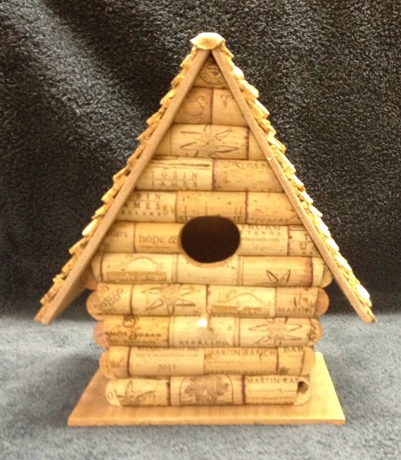 Wine Cork BirdhouseHandmade