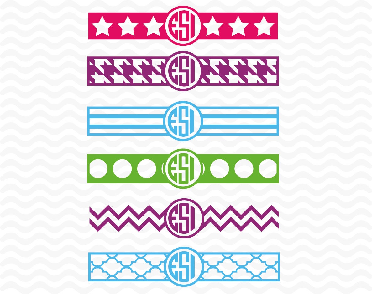 Download Monogram wrap designs SVG DXF & EPS. Vinyl cut files for