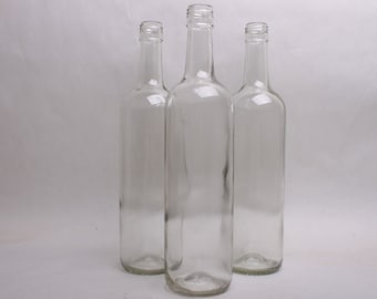 Clear Empty Wine Bottles for any Quantity